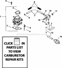Part Location Diagram of 24853162-S Kohler Kit, Carburetor (Tier Iii)