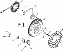 Page K Diagram and Parts List for CH740-3115  Kohler Engine