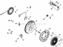 Page J Diagram and Parts List for CH740-0055  Kohler Engine