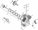 Page D Diagram and Parts List for CH740-0032  Kohler Engine