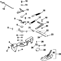 Page H Diagram and Parts List for CH740-0065  Kohler Engine