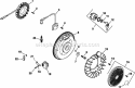 Page J Diagram and Parts List for CH740-0031  Kohler Engine