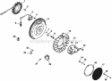 Page K Diagram and Parts List for CH740-0037  Kohler Engine