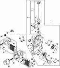 Page K Diagram and Parts List for CH25-68704  Kohler Engine