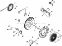 Page K Diagram and Parts List for CH740-0065  Kohler Engine