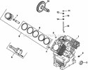 Page D Diagram and Parts List for CH740-3115  Kohler Engine