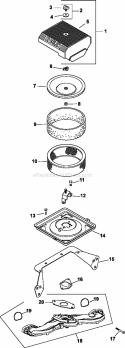 Page A Diagram and Parts List for CH730-0136  Kohler Engine