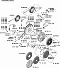 Page K Diagram and Parts List for CH740-3130  Kohler Engine