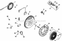 Page J Diagram and Parts List for CH740-3152  Kohler Engine