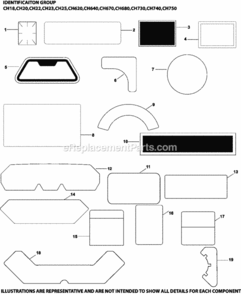 Identification_Group_12-24-953_Ch18-750 Diagram and Parts List for CH740-3212  Kohler Engine