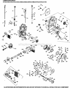 Lubrication_Group_3-24-583_Ch18-750 Diagram and Parts List for CH740-3212  Kohler Engine