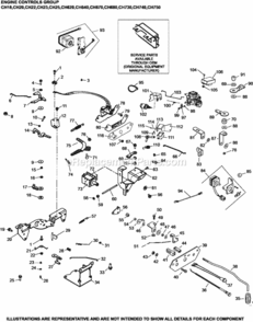 Engine_Controls_Group_9-24-176_Ch18-750 Diagram and Parts List for CH740-3218  Kohler Engine