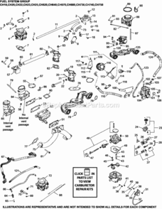 Fuel_System_Group_8-24-452_Ch18-750 Diagram and Parts List for CH740-3218  Kohler Engine