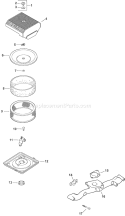 Part Location Diagram of 2411221-S Kohler Spacer, Air Cleaner