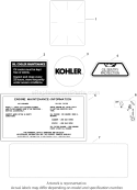 Page E Diagram and Parts List for CH740S-CH740-0050  Kohler Engine