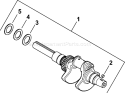 Page D Diagram and Parts List for CH730S-CH730-0005  Kohler Engine