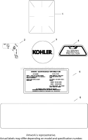 Page E Diagram and Parts List for CH740S-CH740-0094  Kohler Engine