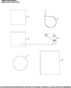 Identification_Group_12-24-949_Ch682-752 Diagram and Parts List for CH742-3100  Kohler Engine