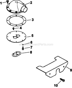 Air_IntakeFiltration_10-24-178 Diagram and Parts List for CH745-3111  Kohler Engine