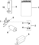 Page M Diagram and Parts List for CH745S-CH745-0004  Kohler Engine