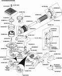 Part Location Diagram of 2409444-S Kohler Base, Air Cleaner