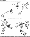 Page H Diagram and Parts List for CH750-3070  Kohler Engine