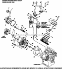 Page E Diagram and Parts List for CH940-0010  Kohler Engine