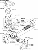 Page A Diagram and Parts List for CH940-0011  Kohler Engine