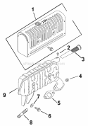 Page G Diagram and Parts List for CS12-941623  Kohler Engine