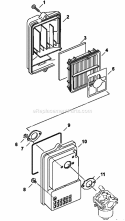 Page A Diagram and Parts List for CS12-941632  Kohler Engine