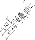 Page E Diagram and Parts List for CS12-941628  Kohler Engine