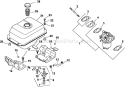 Page F Diagram and Parts List for CS12-941633  Kohler Engine