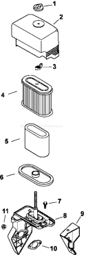 Page A Diagram and Parts List for CS12-941637  Kohler Engine