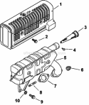 Part Location Diagram of 6308610-S Kohler Screw: Hex Flange