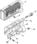 Page D Diagram and Parts List for CS12-941628  Kohler Engine