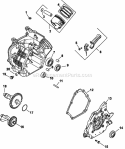 Page C Diagram and Parts List for CS12-941645  Kohler Engine