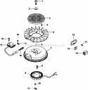 Page J Diagram and Parts List for CV13-21512  Kohler Engine