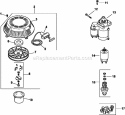 Page M Diagram and Parts List for CV13-21537  Kohler Engine