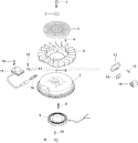 Page J Diagram and Parts List for CV13ST-21512  Kohler Engine