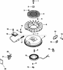 Page J Diagram and Parts List for CV14-14106  Kohler Engine