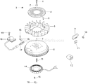 Page J Diagram and Parts List for CV14S-14107  Kohler Engine