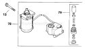 Page O Diagram and Parts List for CV14ST-1494  Kohler Engine