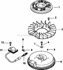 Page J Diagram and Parts List for CV15-41534  Kohler Engine