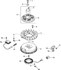 Page J Diagram and Parts List for CV15-41535  Kohler Engine