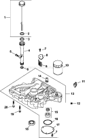 Page K Diagram and Parts List for CV15-41550  Kohler Engine