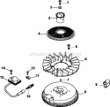 Page J Diagram and Parts List for CV15-41552  Kohler Engine