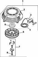 Page L Diagram and Parts List for CV15-41552  Kohler Engine
