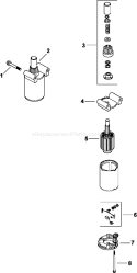Page M Diagram and Parts List for CV15-41535  Kohler Engine