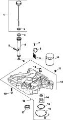 Page K Diagram and Parts List for CV15-41522  Kohler Engine