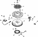 Page J Diagram and Parts List for CV15-41570  Kohler Engine